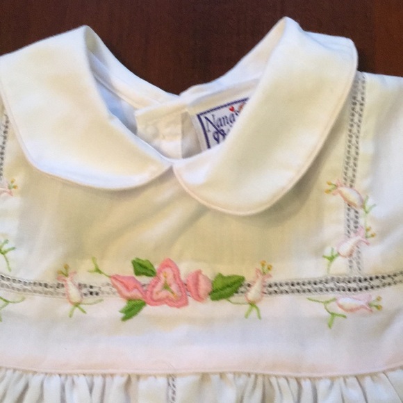 White and Pink Toddler Dress - Picture 3 of 8